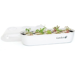 image:imageGARDYN Complete Microgreens Growing Kit  Indoor Herb Garden  Indoor Hydroponics Growing System Kit Nursery Seed Starter Tray 20 Seed Pads Bamboo Wicks10 Grow PlatesNURSERY