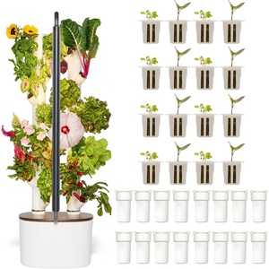 image:imageGardyn Studio 1 Vertical Hydroponics Growing System Kit  16 NonGMO Plants Herbs Vegetables  Tower Garden  Hydroponic Herb Garden Planter Indoor Kit  Indoor Gardening System with LED Grow LightsGARDYN STUDIO 2